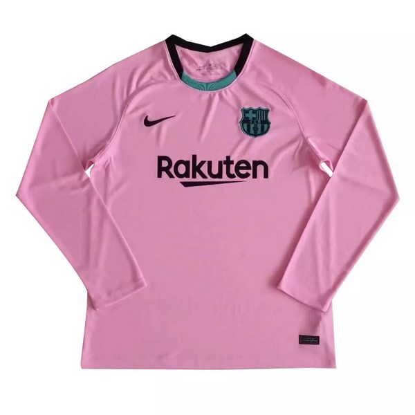 Tailandia Camiseta Barcelona 3ª Kit ML 2020 2021 Rosa